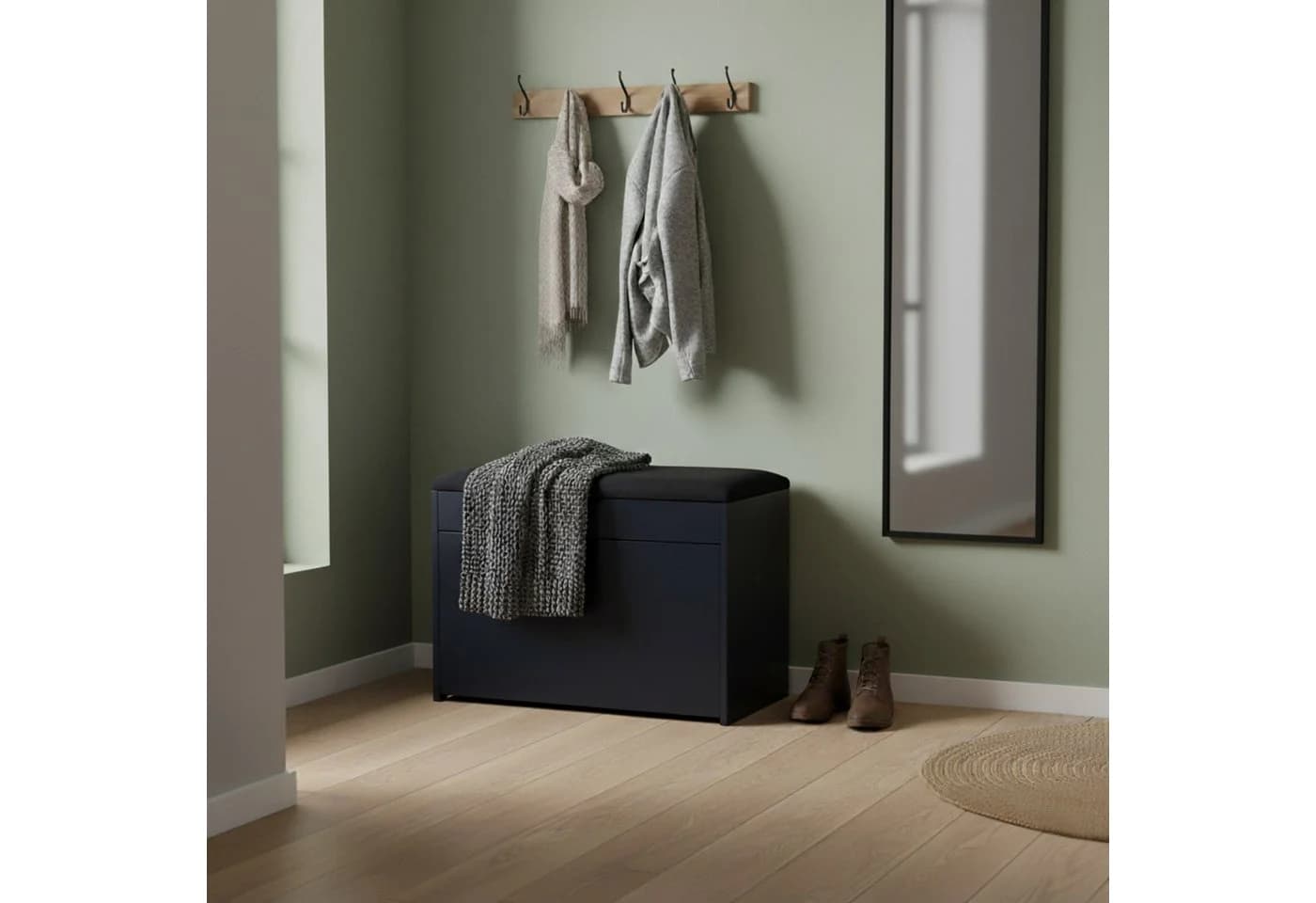 BOXIMO Schuhschrank VAULT mit Sitzbank