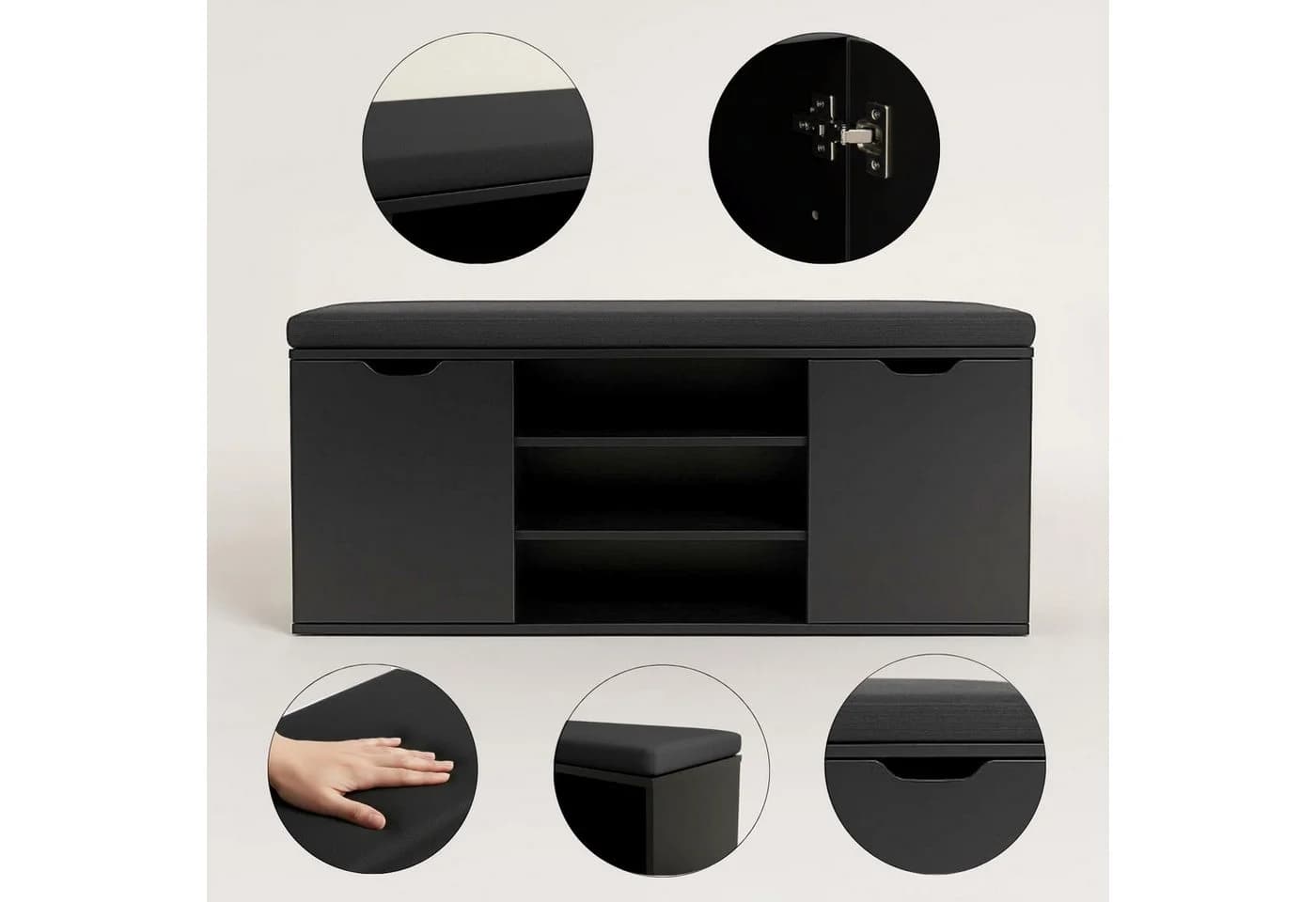 BOXIMO Schuhschrank PORTA Sitzbank - Bild 5