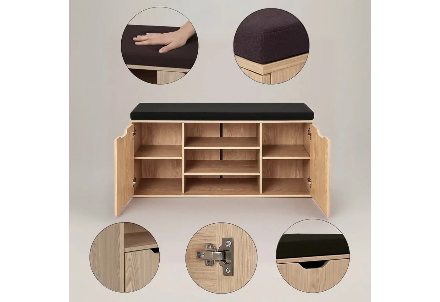 BOXIMO Schuhschrank PORTA Sitzbank - Bild 5