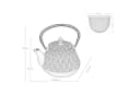 AROMELIO Teekanne aus Gusseisen mit Sieb TAKI, 1000 ml Bild 5
