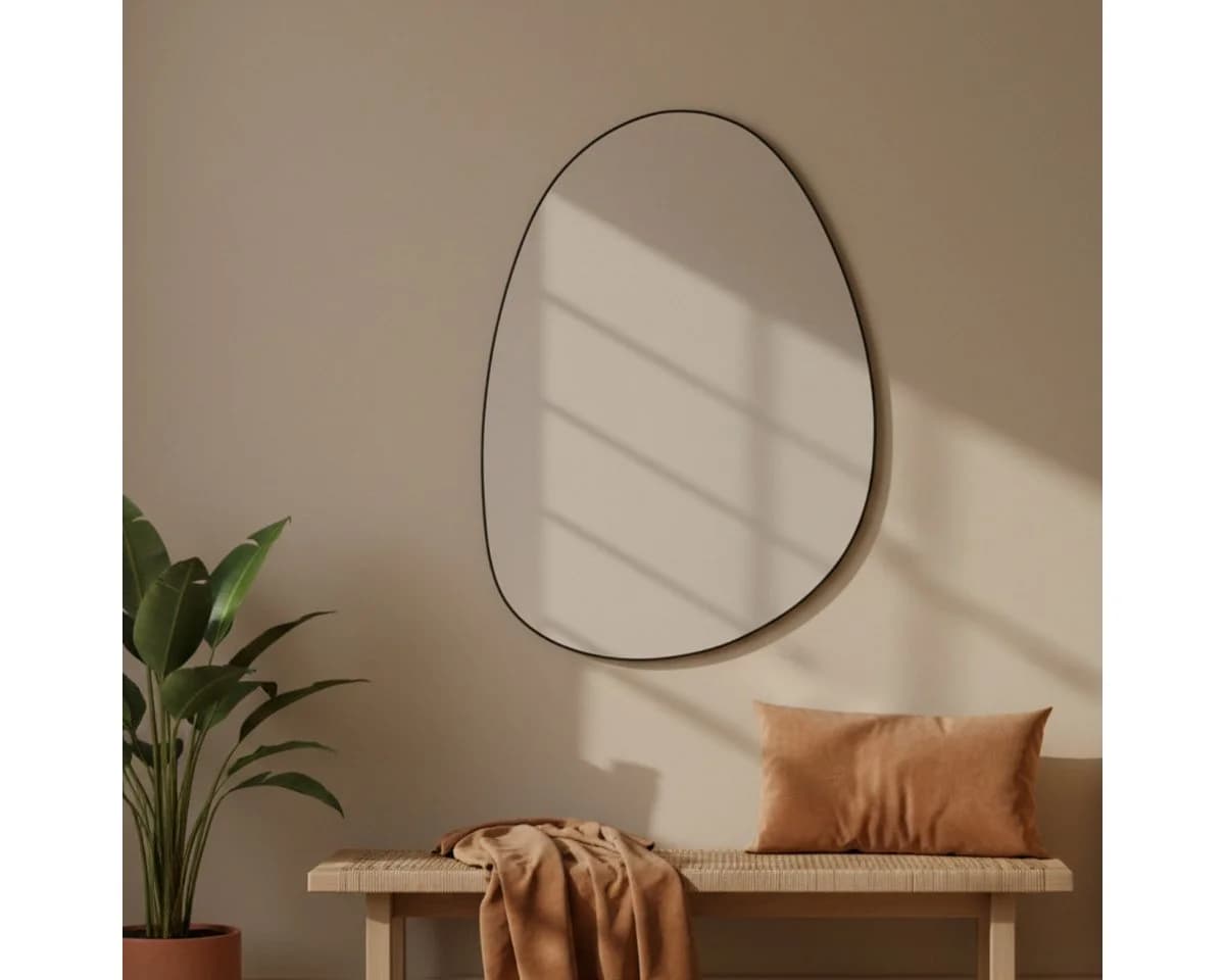 EDAXO Wandspiegel ASYM 75x55 cm mit Spritzschutzfolie - Bild 2