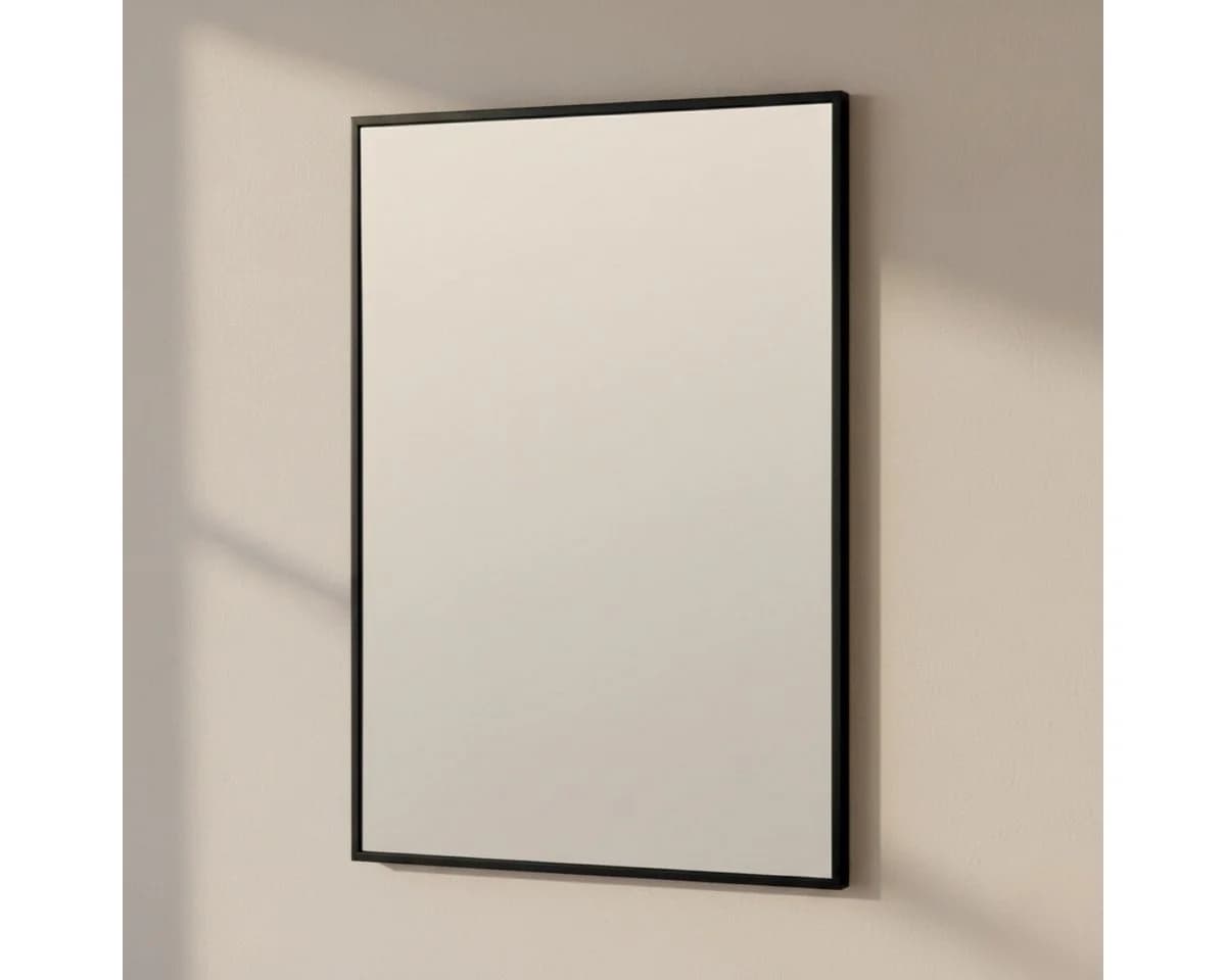 EDAXO Wandspiegel 70x50 cm Splitterschutzfolie