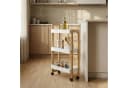 NUXIO Badregal Schmaler Rollregal ASEM Bambus Bild 2