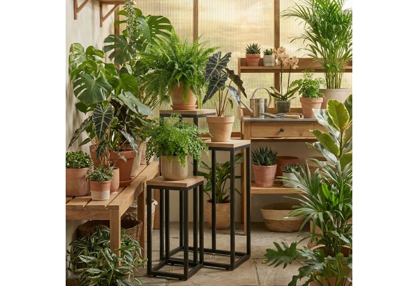 EDAXO Blumenständer BIOS 3 Ebenen Modern Loft - Bild 2