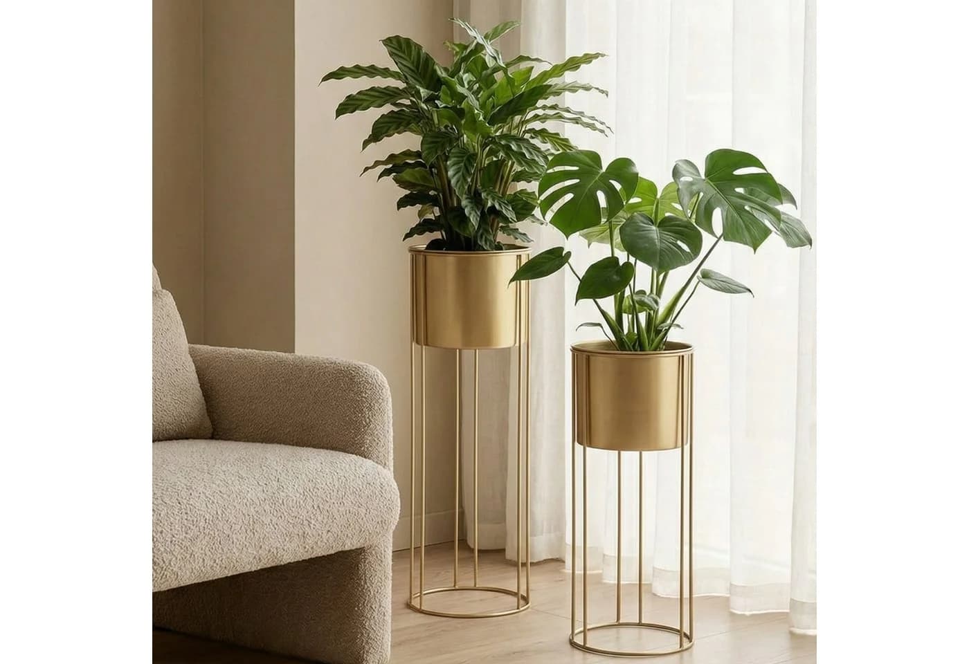 EDAXO Blumenständer Gold OSMOS 2er-Set - Bild 2