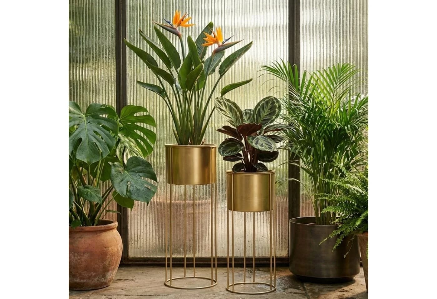 EDAXO Blumenständer Gold OSMOS 2er-Set - Bild 5