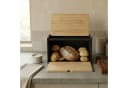 AROMELIO Brotkasten CADRE Bambus Beige/Braun Beidseitig Öffnbar Bild 1
