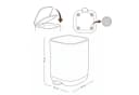 NUXIO INVI Bad-Treteimer 7l Weiß Soft-Close Bild 5