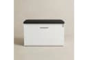 BOXIMO Schuhschrank mit Sitzfläche und Stauraum Weiß Bild 1