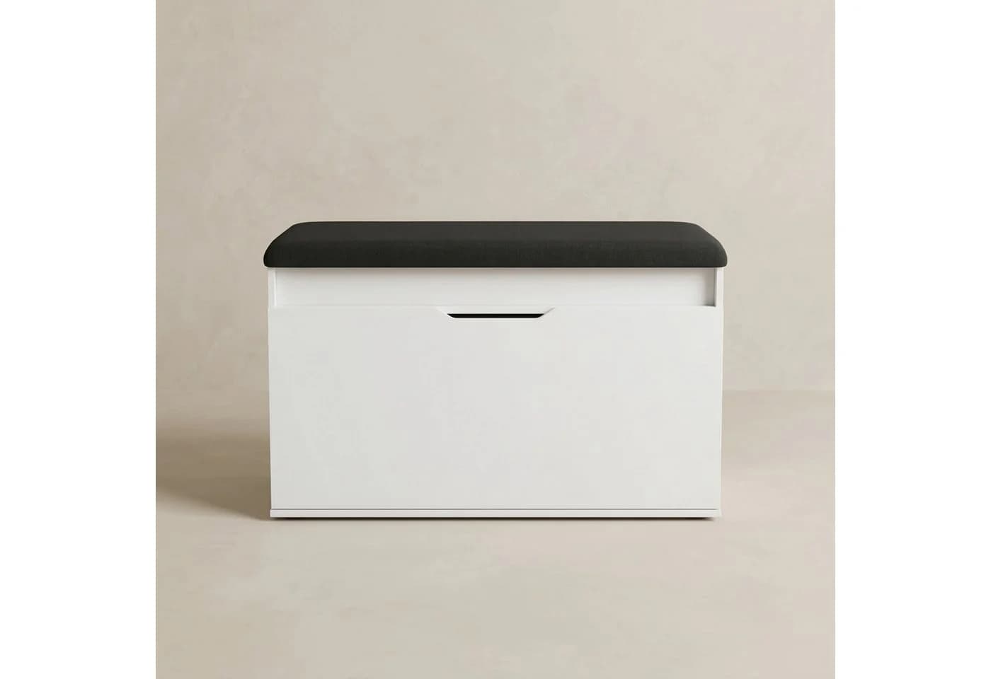 BOXIMO Schuhschrank mit Sitzfläche und Stauraum Weiß
