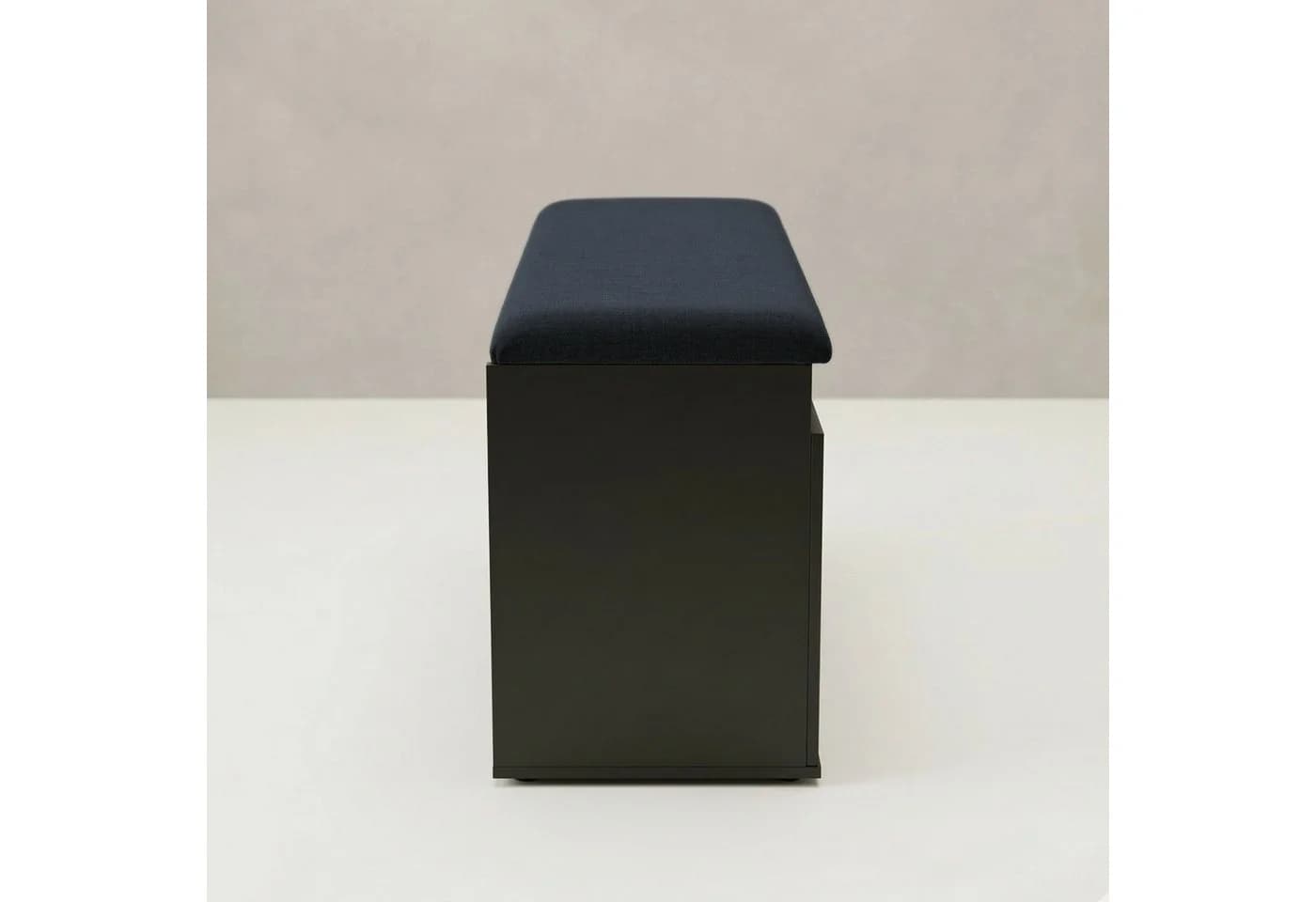 BOXIMO Schuhschrank mit Sitzfläche und Stauraum Schwarz - Bild 3
