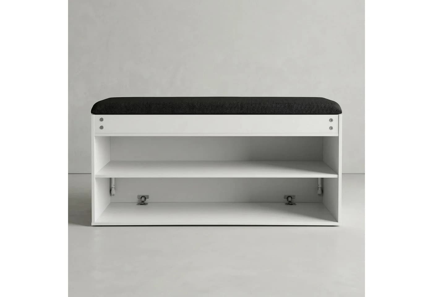BOXIMO Schuhschrank mit Sitzfläche und Stauraum TORI Weiß - Bild 4