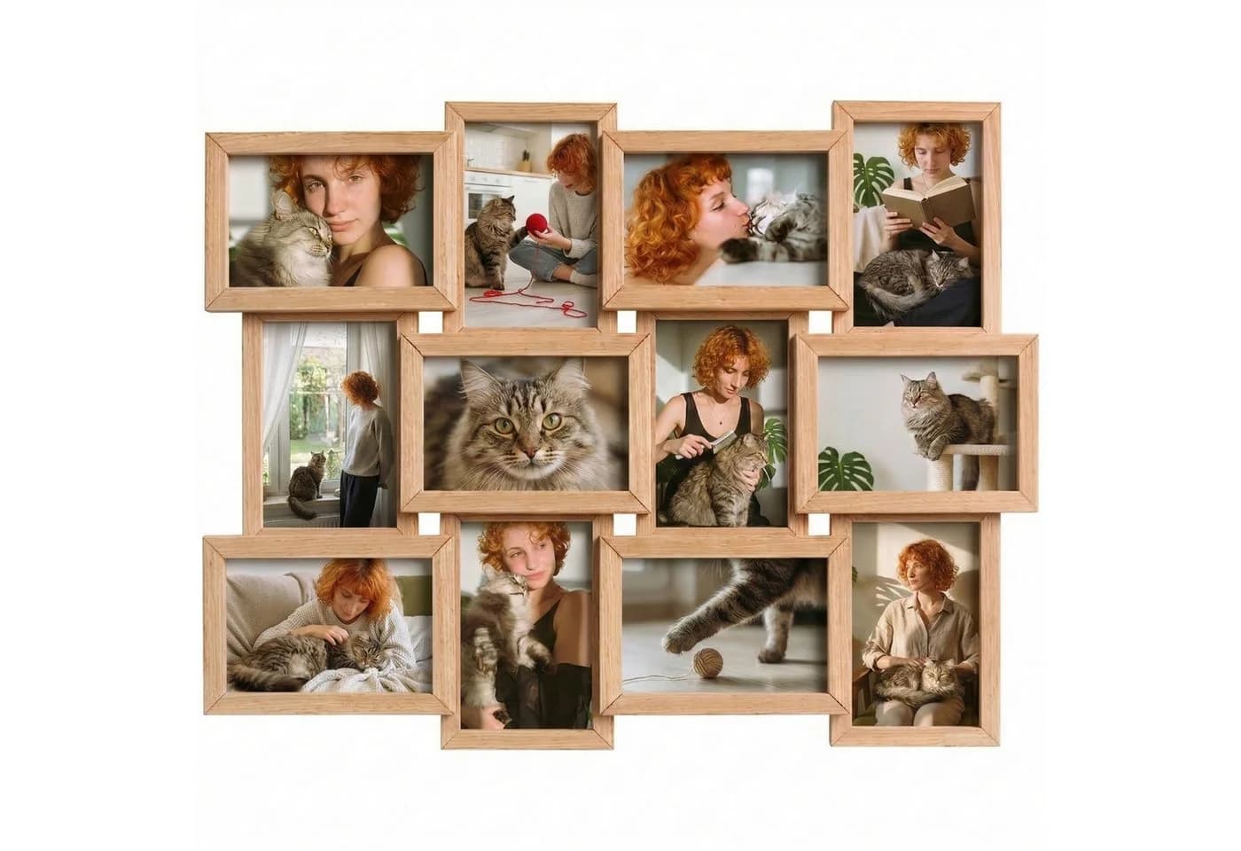 EDAXO Bilderrahmen Collage FINES Beige 12 Fotos - Bild 4