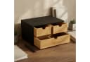 BOXIMO Schreibtisch-Organizer HEGO Bambus 3 Schubladen Braun Bild 2