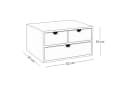 BOXIMO Schreibtisch-Organizer HEGO Bambus 3 Schubladen Braun Bild 5