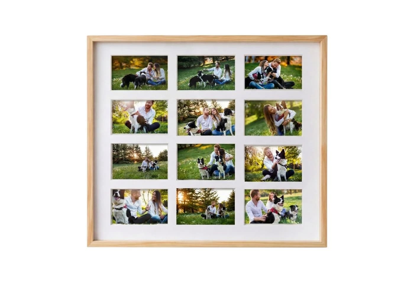 EDAXO Bilderrahmen Collage aus Holz für 12 Fotos FORMIN - Bild 3