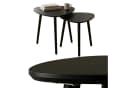 EDAXO BINI Couchtisch 2er-Set Schwarz MDF Holzbeine Bild 3