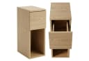 EDAXO Beistelltisch TENY Braun mit Regal und Schublade Bild 3