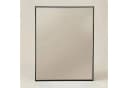 EDAXO Wandspiegel SKARP Minimalistisch Glas Aluminium Schwarz Gold Weiss Bild 1