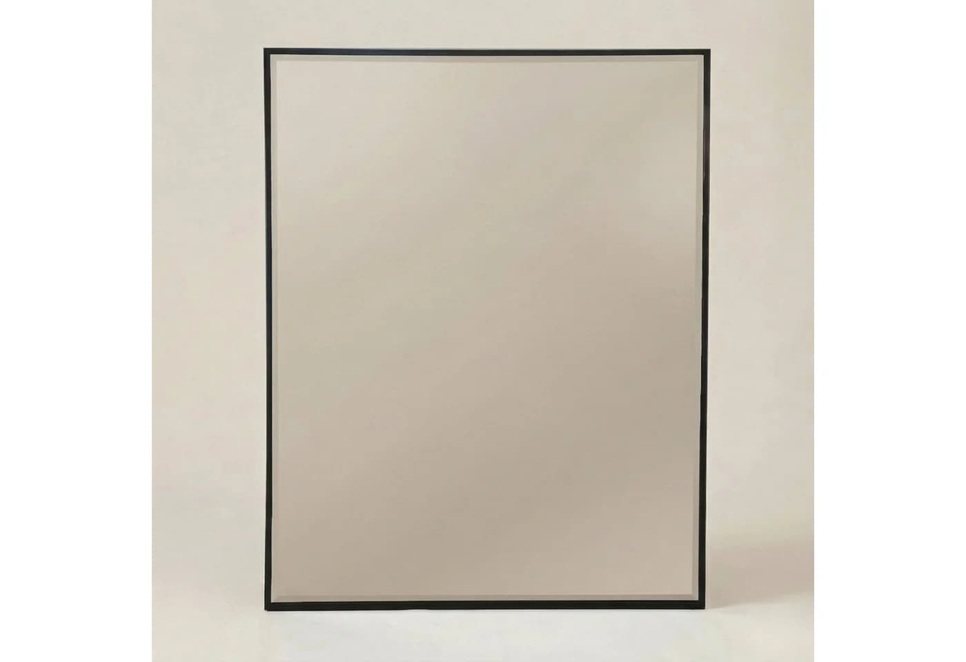 EDAXO Wandspiegel SKARP Minimalistisch Glas Aluminium Schwarz Gold Weiss