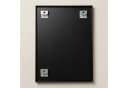 EDAXO Wandspiegel SKARP Minimalistisch Glas Aluminium Schwarz Gold Weiss Bild 3