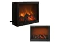 TWILUX Dekorativer LED-Kamin Schwarz Metall Bild 1