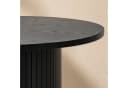 SCAVA Couchtisch Schwarz Rillierter Fuß Rund 70 cm Bild 4