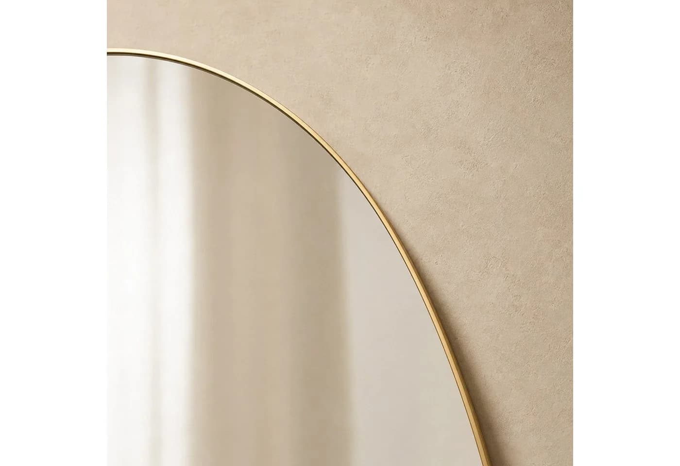 SCENA LIVING Wandspiegel KALY Asymmetrisch Goldener Rahmen - Bild 4