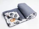 BABEES Babydecke 100% Baumwolle Waffelstoff Kuscheldecke 100x75 cm Bild 1