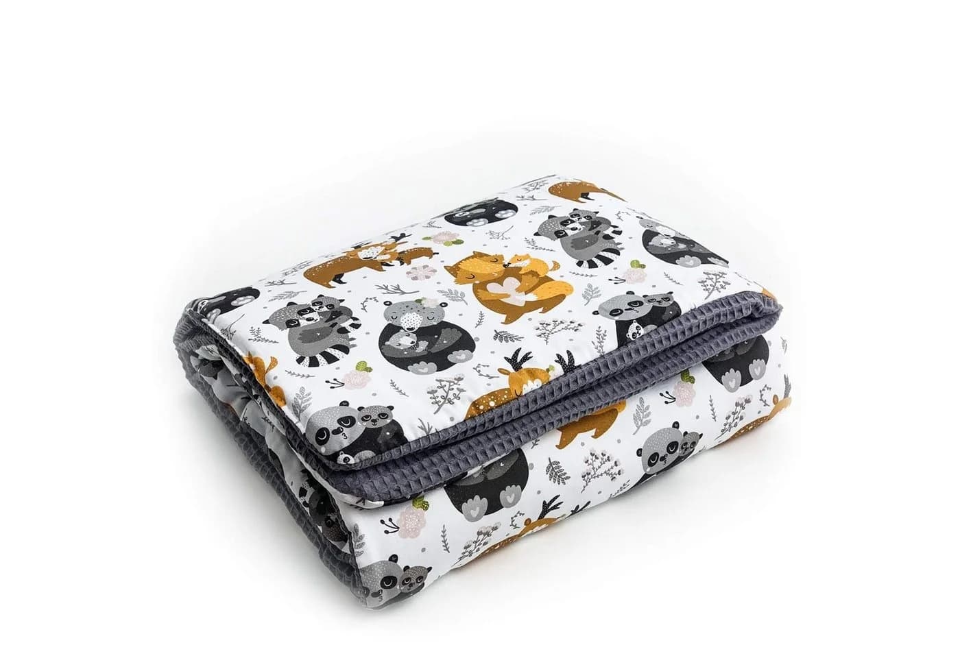 BABEES Babydecke 100% Baumwolle Waffelstoff Kuscheldecke 100x75 cm - Bild 2