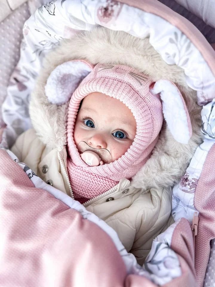 BABEES Fußsack für Babyschale Frühling Übergang warm mit Füllung - Bild 5