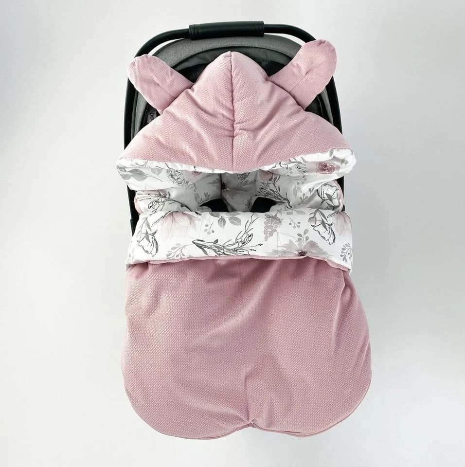 BABEES Einschlagdecke Baby Schlafsack 3in1 Leicht Wattiert Herbst - Bild 5