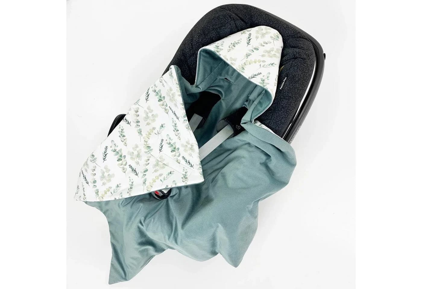 BABEES Einschlagdecke Ganzjährig Babyschale Autositz mit Kapuze - Bild 3