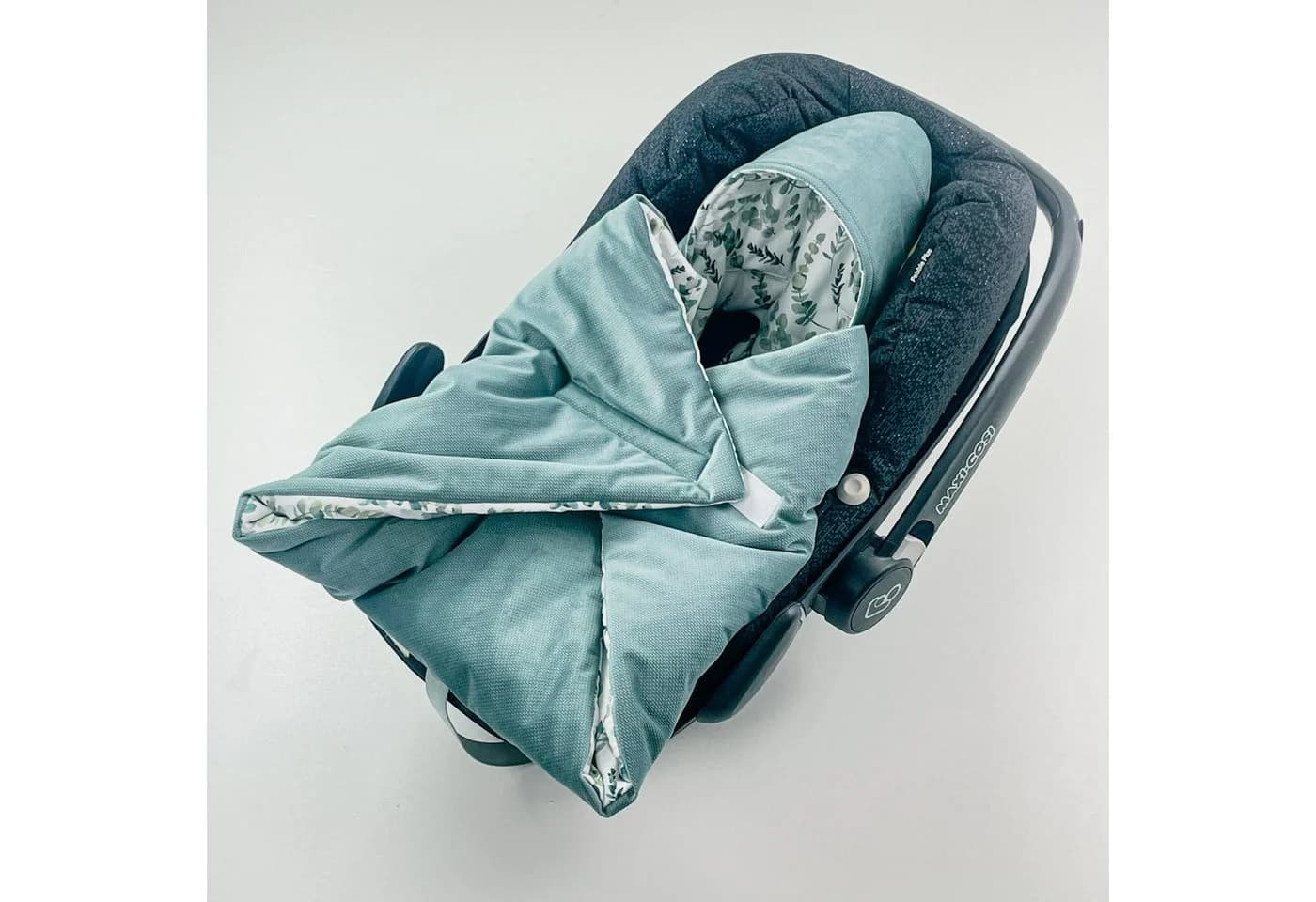 BABEES Einschlagdecke Babyschale Autositz Warm Wattiert Baumwolle - Bild 5