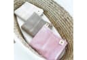 BABEES Babydecke 100% Baumwolle Beige Handgenäht Bild 5