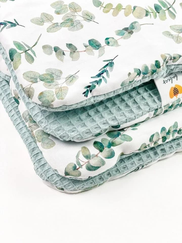 BABEES Babydecke 100% Baumwolle Waffeldecke 100x75 cm - Bild 4