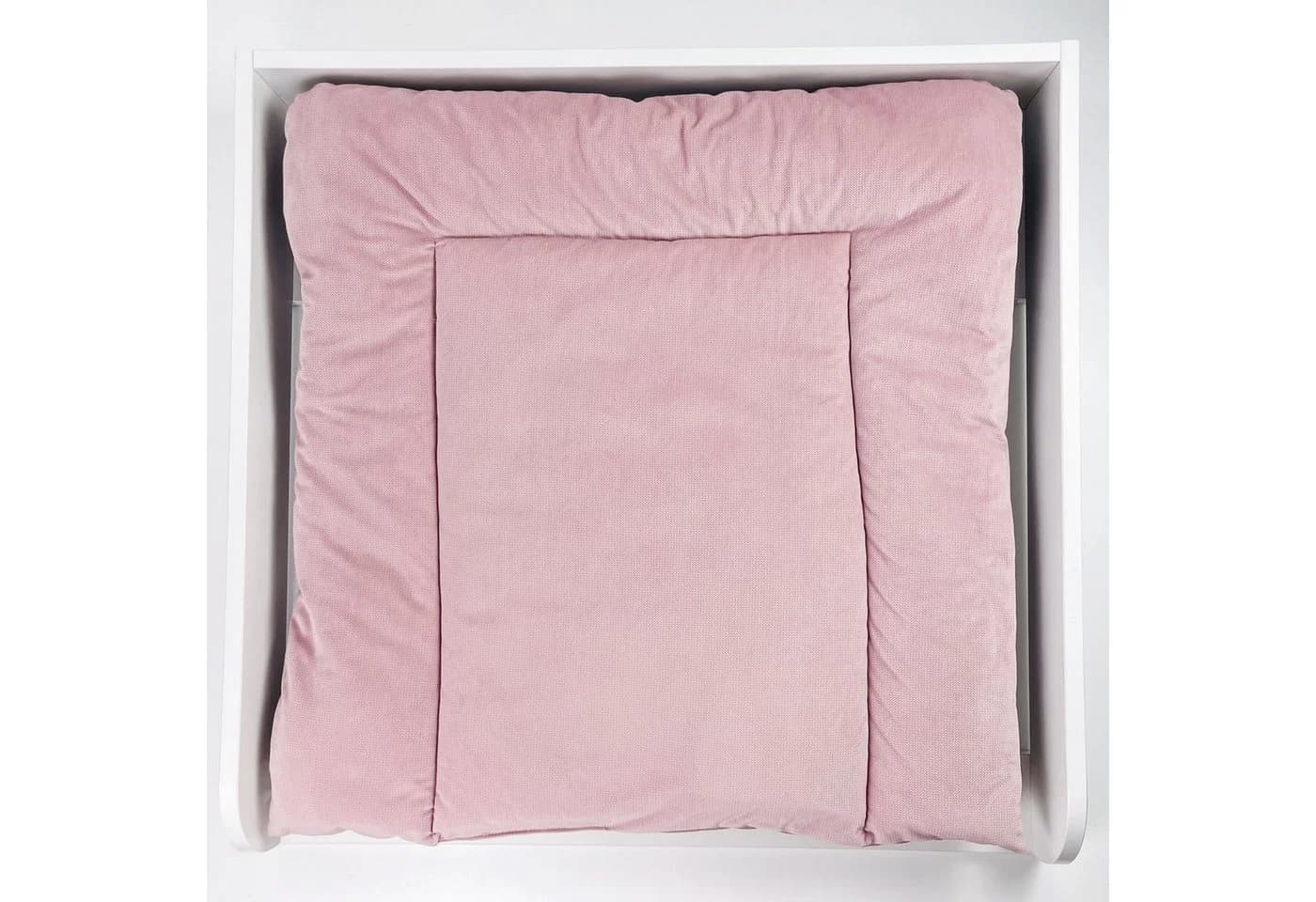 BABEES Wickelauflage Rosa Samt Zweiseitig Antiallergisch - Bild 2