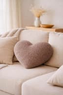 BABEES Wolkenkissen Bouclé Kuschelkissen Herz Wolke Bild 1