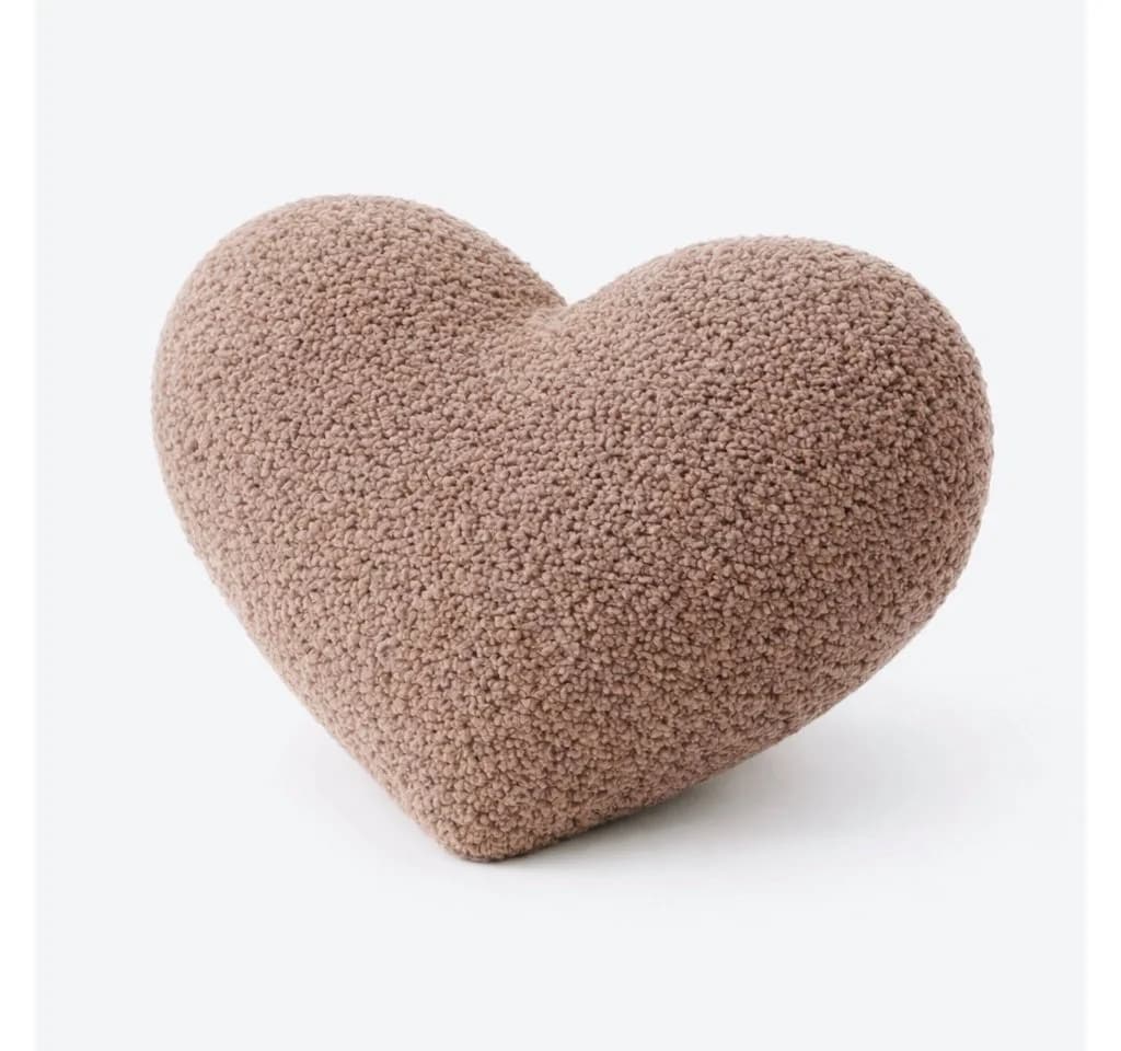 BABEES Wolkenkissen Bouclé Kuschelkissen Herz Wolke - Bild 5