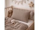 BABEES Kissenbezüge 2er Set Creme Beige Musselin Baumwolle Bild 1