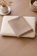 BABEES Kissenbezüge 2er Set Creme Beige Musselin Baumwolle Bild 3