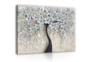 WALLARENA Leinwandbild Abstrakt Beige Modern Bild 2