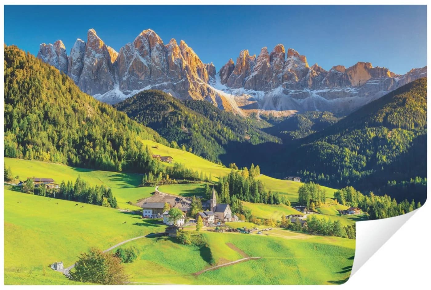 Wallarena Fototapete Berge Wald Natur Landschaft Vlies Tapete - Bild 2