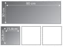 Wallarena Leinwandbild Küche Kräuter Gewürze 4 Teile SET XXL Bild 3