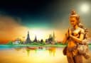 WALLARENA Fototapete Gold Elegant Vlies Schlafzimmer Bild 3
