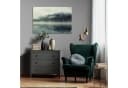 Wallarena Leinwandbild Wald Nebel Berge Natur XXL Wandbild Bild 1
