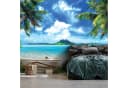 WALLARENA Fototapete Strand Modern Bunt Vlies Bild 1