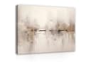 Wallarena Leinwandbild Abstrakt Modern Beige 120x80 cm Bild 2