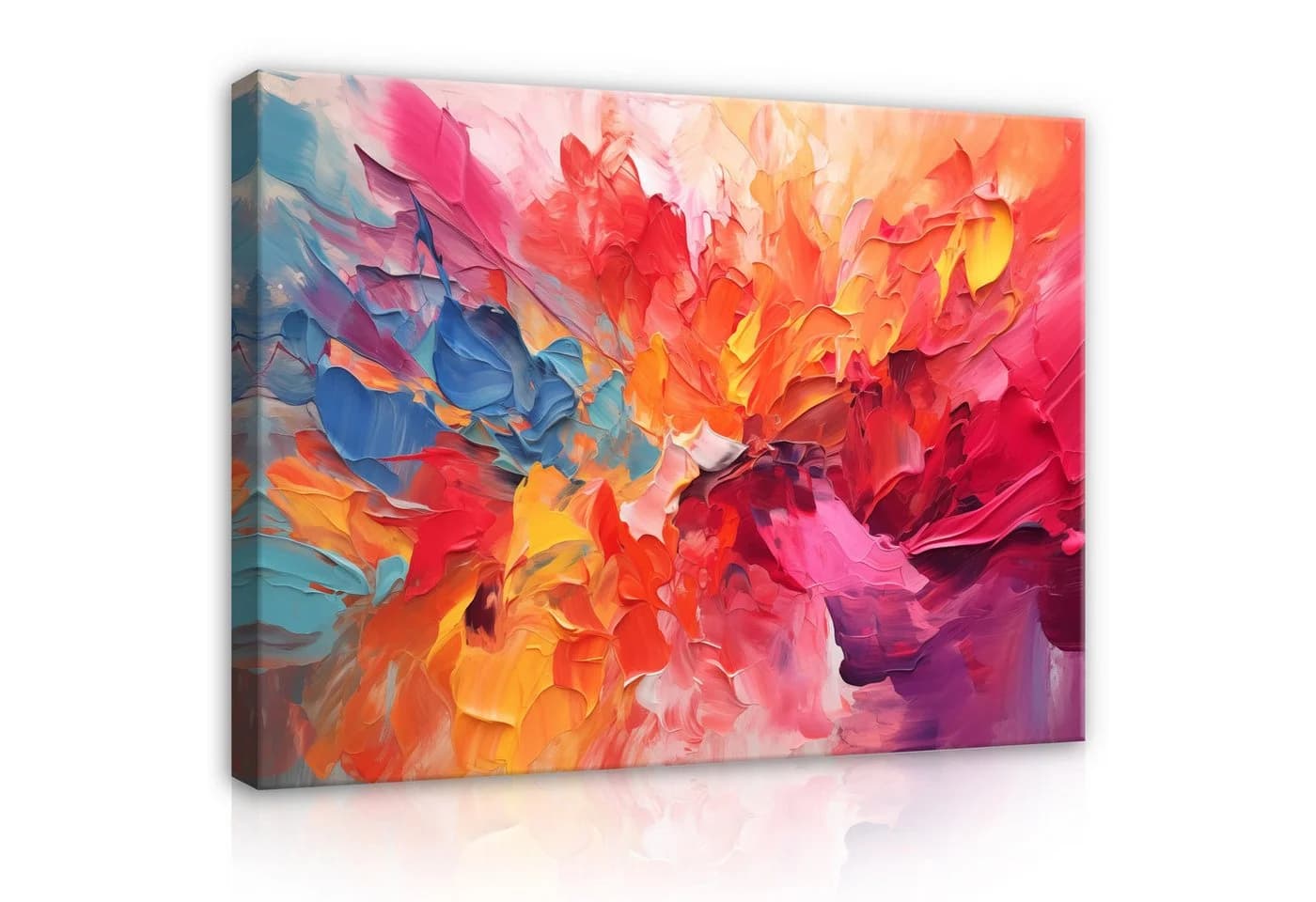Wallarena Leinwandbild Abstrakt Bunt Modern Kunstdruck - Bild 2