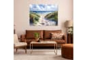 Wallarena Leinwandbild Strand Meer Blau Modern Bild 1